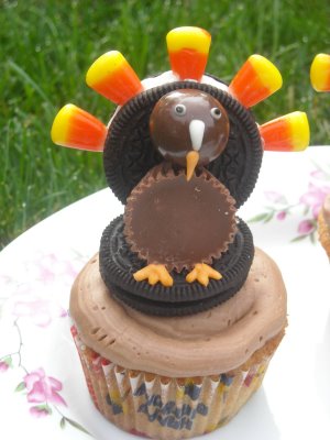 Chocolate Turkey Cupcake